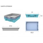 Estante Organizador, 6 Cajas Standard