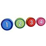 Set de 4 Pouf 1,2,3 y 4
