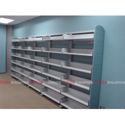 Estante Metálico Mural, tipo Góndola