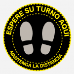 Adhesivo Piso Circular