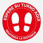 Adhesivo Piso Circular