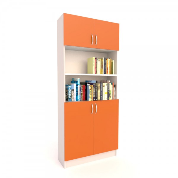 Estante de Madera con Puertas