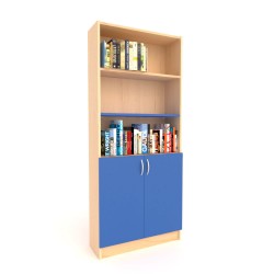 Estante de Madera con Puertas